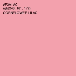 #F3A1AC - Cornflower Lilac Color Image